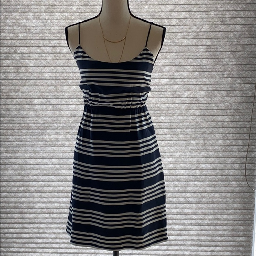 J Crew Sailor Stripe Dress Sz 6